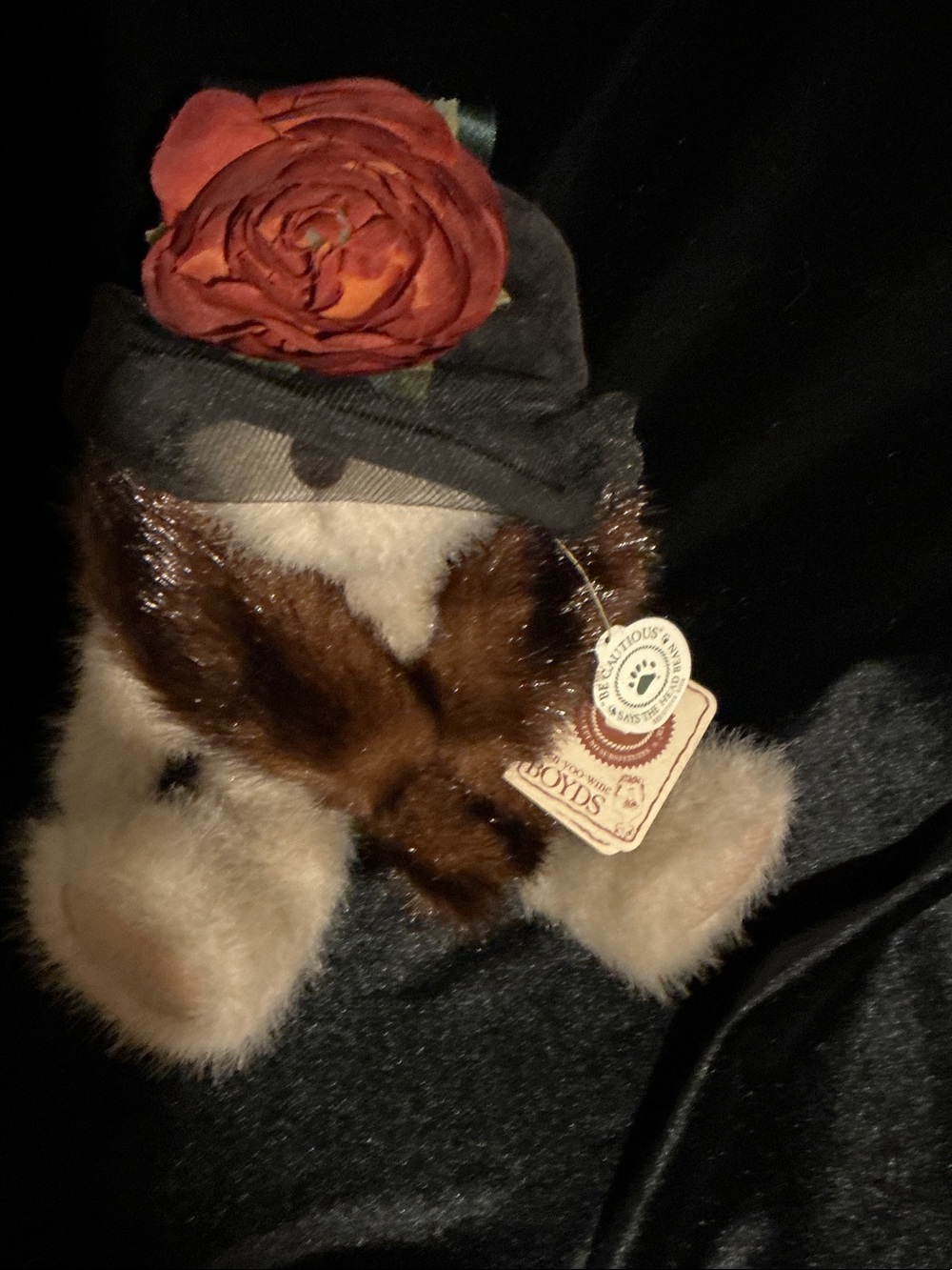 Boyds Bear Dixi Hackett  musical bear plays Fascination Waltz.